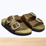 106F Harmelle Cuir Marron Doré