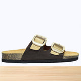 106F Harmelle Cuir Marron Doré