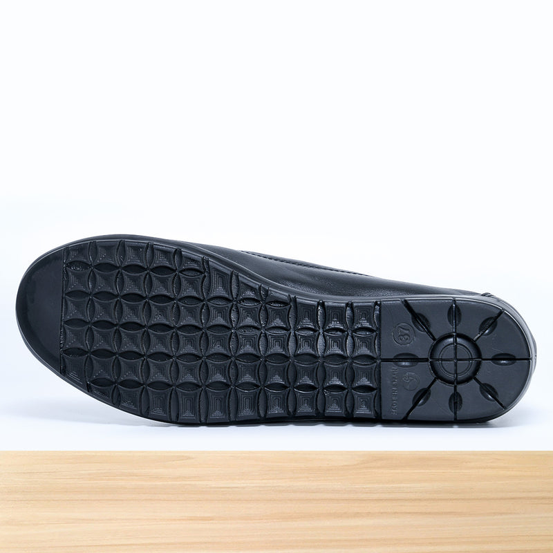 002F Ladii Cuir Noir