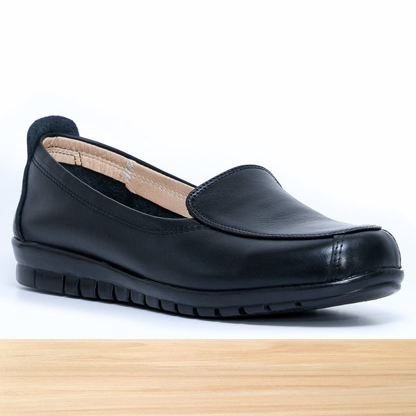 002F Ladii Cuir Noir