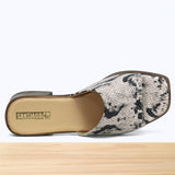 005F Emora Cuir Beige Noir ST