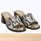 005F Emora Cuir Beige Noir