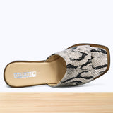 005F Emora Cuir Beige Noir