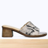005F Emora Cuir Beige Noir