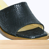 005F Emora Cuir Noir Serpent
