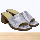 005F Emora Cuir Rose Argenté