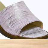 005F Emora Cuir Rose Métallisé