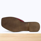 005F Emora Cuir Rouge Croco