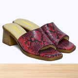 005F Emora Cuir Rouge Serpent