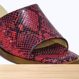 005F Emora Cuir Rouge Serpent