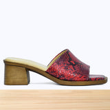 005F Emora Cuir Rouge Serpent