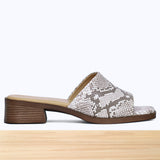 005F Emora Cuir Serpent Beige Taupe