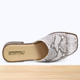 005F Emora Cuir Serpent Beige Taupe