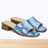 005F Emora Cuir Serpent Bleu