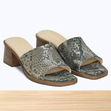 005F Emora Cuir Serpent Marron Beige
