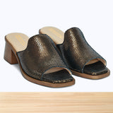 006F Tressa Cuir Doré Foncé