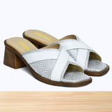 007F Morela Cuir Blanc