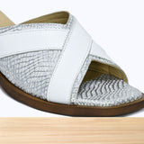 007F Morela Cuir Blanc