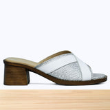 007F Morela Cuir Blanc
