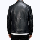 009 Verno Jacket Cuir Noir