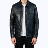009 Verno Jacket Cuir Noir