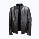 010 Olivaro Jacket Cuir Marron Chocolate