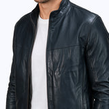 010 Olivaro Jacket Cuir Noir