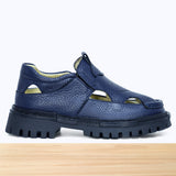 010E Ylane Cuir Bleu Marine