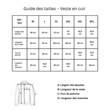 010 Olivaro Jacket Cuir Marron Chocolate