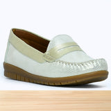 011F Melista Cuir Argenté D Croco