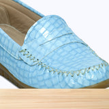 011F Melista Cuir Bleu Ciel