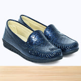 011F Melista Cuir Bleu Marine NV