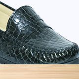 011F Melista Cuir Noir Croco