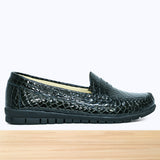 011F Melista Cuir Noir Croco