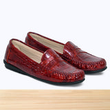 011F Melista Cuir Rouge Croco V2