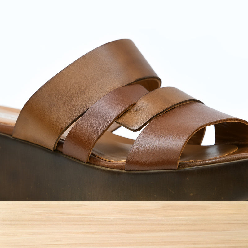 011F Onessa en Cuir Camel