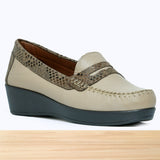 011F Kamita Cuir Beige