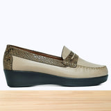 011F Kamita Cuir Beige