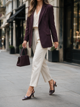 012F Leni Burgundy