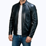 015 Navor Jacket Cuir Noir