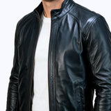 015 Navor Jacket Cuir Noir