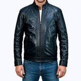 015 Navor Jacket Cuir Noir