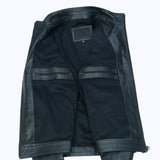 015 Navor Jacket Cuir Noir