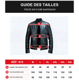 015 Navor Jacket Cuir Noir