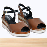 029F Miroza en Cuir Camel