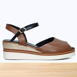 029F Miroza en Cuir Camel