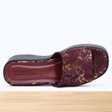 045F Virela Cuir Bordeaux Brillant
