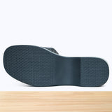 045F Virela Cuir Noir Lézard