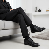 050 Majestic Noir - Jambes croisées canapé