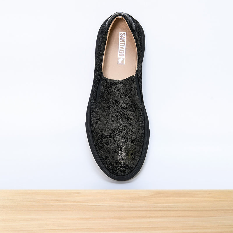 051F Mislo Cuir Noir Doré